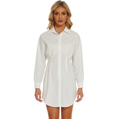 Womens Long Sleeve Shirt Dress