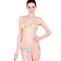 Pastel Textured Squares Bikini View3
