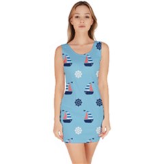 Summer Sailing Bodycon Dress