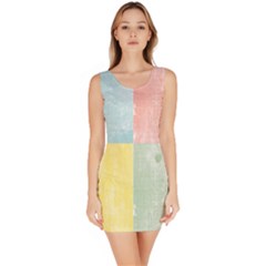 Pastel Woodgrain Bodycon Dress by StuffOrSomething