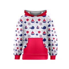 Nautical Sea Pattern Kid s Pullover Hoodie by StuffOrSomething