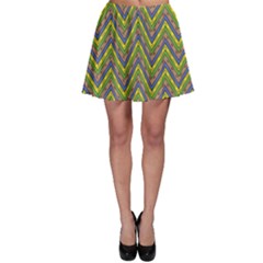 Zig Zag Pattern Skater Skirt by LalyLauraFLM