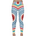 Colorful round kaleidoscope Yoga Leggings View1