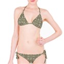 Silver Intricate Arabesque Pattern Bikini View1