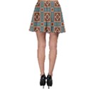 Squares rectangles and other shapes pattern Skater Skirt View2