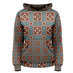 Squares Rectangles And Other Shapes Pattern Pullover Hoodie by LalyLauraFLM