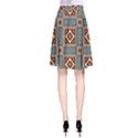 Squares rectangles and other shapes pattern A-line Skirt View2