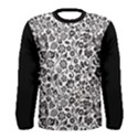 Elegant Glittery Floral Long Sleeve T-shirt (Men) View1