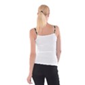 Neon and Black Modern Retro Chevron Patchwork Pattern Spaghetti Strap Top View2