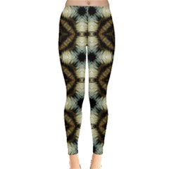 Faux Animal Print Pattern Leggings  by GardenOfOphir