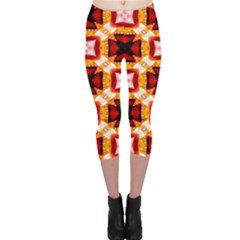 Cute Pretty Elegant Pattern Capri Leggings  by GardenOfOphir