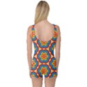 Floral pattern Women s Boyleg Swimsuit View2