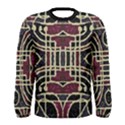 Tribal Grunge Print Long Sleeve T-shirt (Men) View1