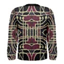 Tribal Grunge Print Long Sleeve T-shirt (Men) View2