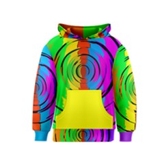 Rainbow Test Pattern Kid s Pullover Hoodie by StuffOrSomething