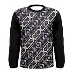 Retro Decorative Pattern Men s Long Sleeve T-shirt by dflcprintsclothing