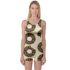 Donuts Women s Boyleg One Piece Swimsuit by Kathrinlegg