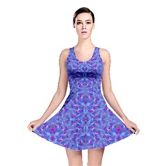 Decorative Ornate Print 2 Reversible Skater Dress by dflcprintsclothing