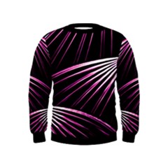 Bending Abstract Futuristic Print Kid s Sweatshirt by dflcprintsclothing