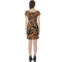 Intricate Abstract Print Short Sleeve Skater Dress View2
