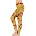 Shapes on vintage paper Leggings View3