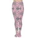 Pink flowers pattern Tights View1