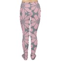 Pink flowers pattern Tights View2