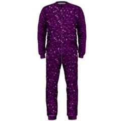 Sparkling Glitter Plum Onepiece Jumpsuit (men)  by ImpressiveMoments