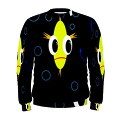 Yellow Fish Men s Sweatshirt by Valentinaart