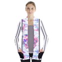 watercolor1 Women s Open Front Pockets Cardigan(P194) View1