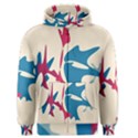 Decorative amoeba abstraction Men s Zipper Hoodie View1