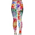 Colorful Succulents Yoga Leggings  View2