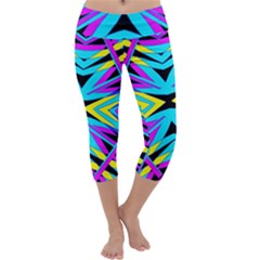 Art Off Wall Capri Yoga Leggings by MRTACPANS