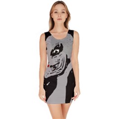 Horror Sleeveless Bodycon Dress by Valentinaart