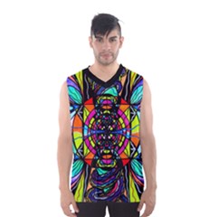 Planetary Vortex - Men s Basketball Tank Top by tealswan