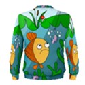 Fish and worm Men s Sweatshirt View2