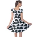 Black cat Cap Sleeve Dresses View2