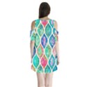 Rainbow moroccan mosaic  Shoulder Cutout Velvet  One Piece View2