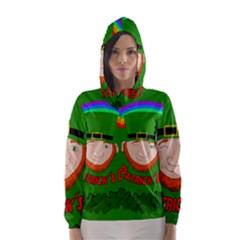 St  Patrick s Day Hooded Wind Breaker (women) by Valentinaart