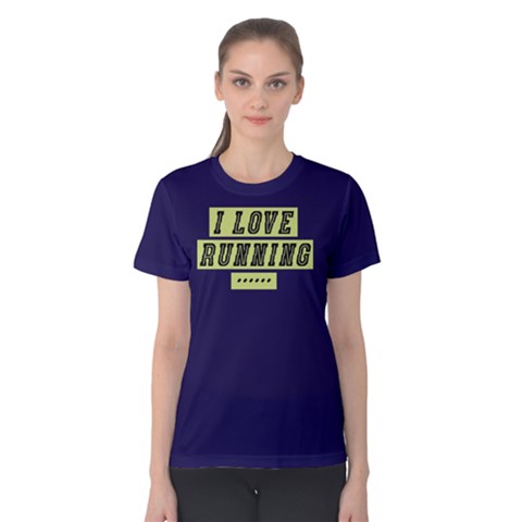 I Love Running - Women s Cotton Tee by FunnySaying