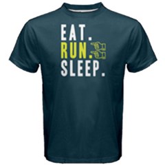 Eat Run Sleep - Men s Cotton Tee by FunnySaying