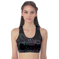 Easter Bunny Hare Rabbit Animal Sports Bra by Amaryn4rt