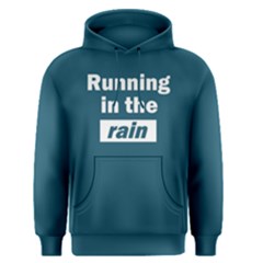 Running In The Rain - Men s Pullover Hoodie by FunnySaying