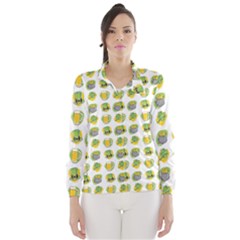 St Patrick s Day Background Symbols Wind Breaker (women) by Simbadda