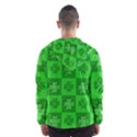 Fabric Shamrocks Clovers Hooded Wind Breaker (Men) View2