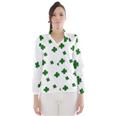 St  Patrick s Clover Pattern Wind Breaker (women) by Valentinaart