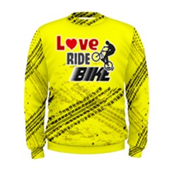 Love Ride Bike Fitness  Men s Sweatshirt by PattyVilleDesigns