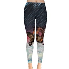 Running Horses Leggings  by CoolDesigns