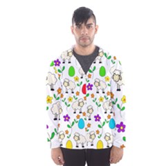 Easter Lamb Hooded Wind Breaker (men) by Valentinaart