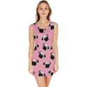 Pug dog pattern Sleeveless Bodycon Dress View1